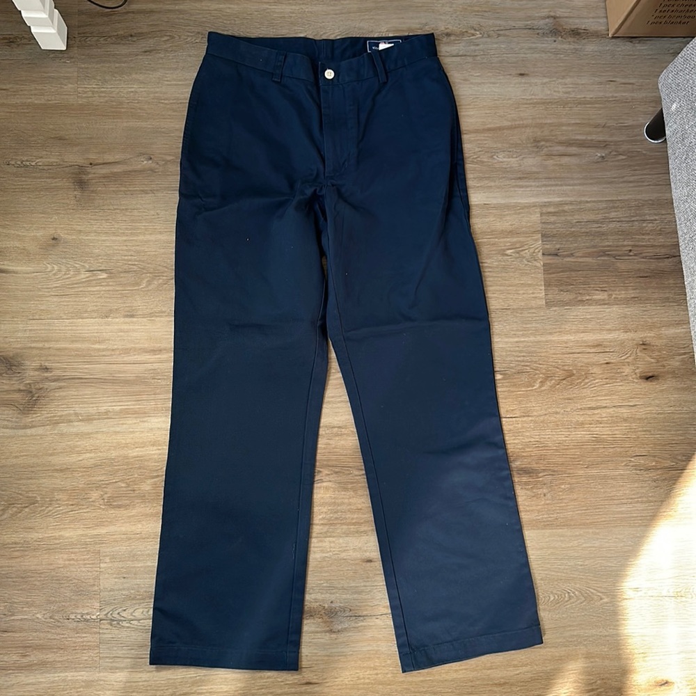 Vineyard Vines Mens 30x30 Navy Blue Club Pant
